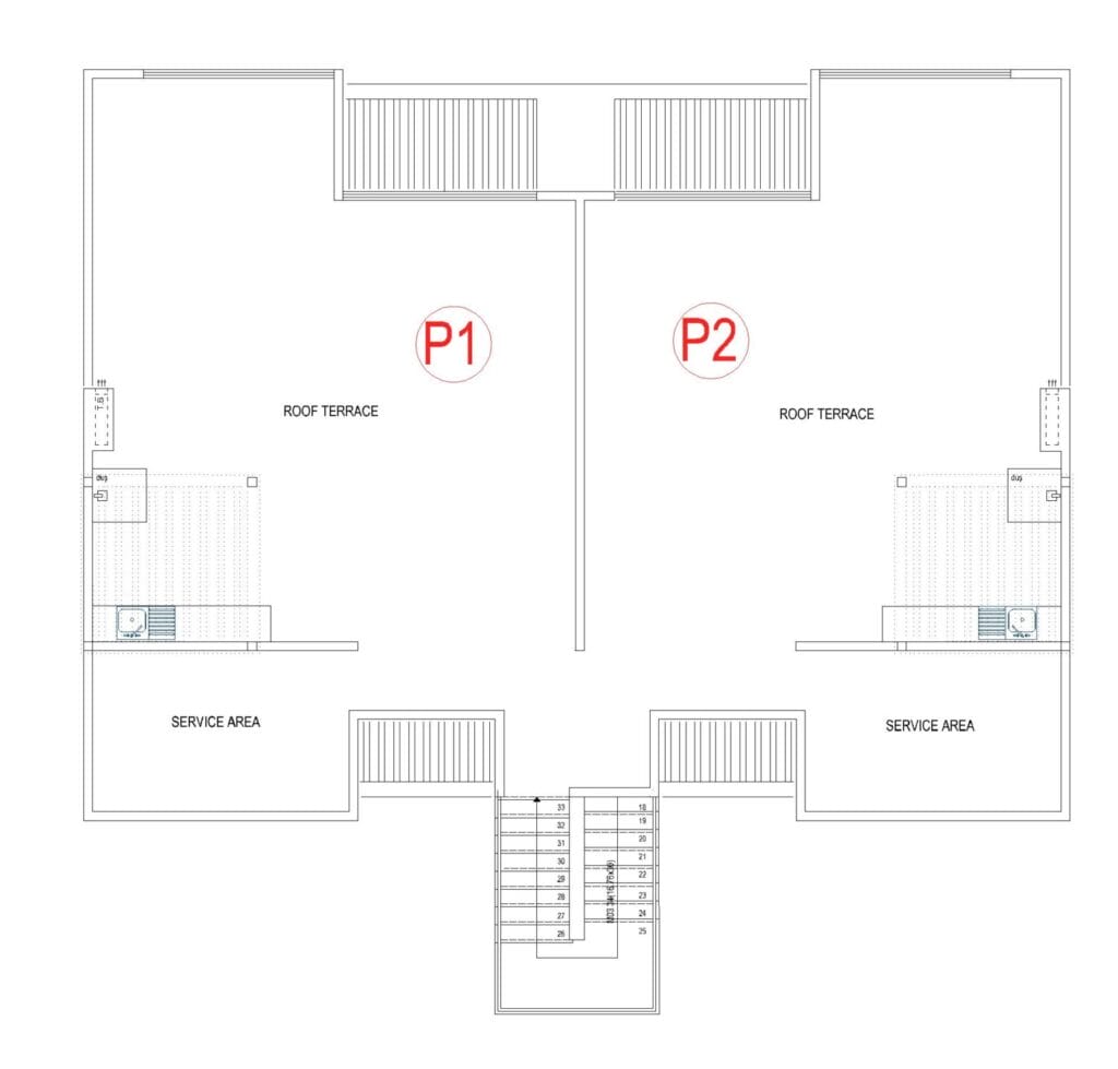 ROOF FLOOR PLAN