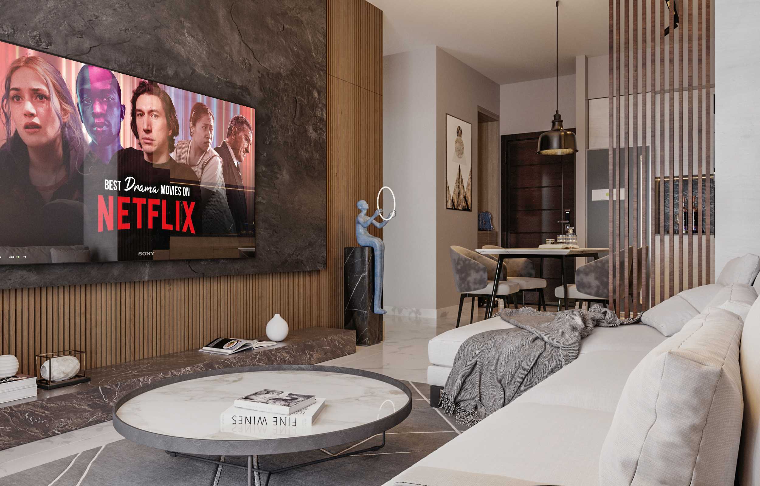 Apartament West Coast — nowoczesna kuchnia